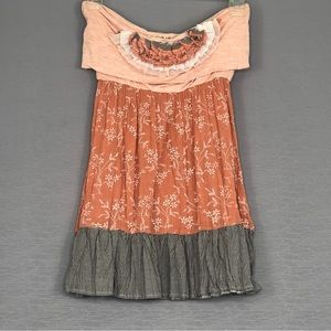 Lulumari for Anthropologie Woman’s Sleeveless Floral Print Top Sz SM